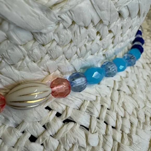 NWT Anthropologie x San Diego Hat Co.-Cream Coastal Cowgirl Boho Hat. - Picture 8 of 9